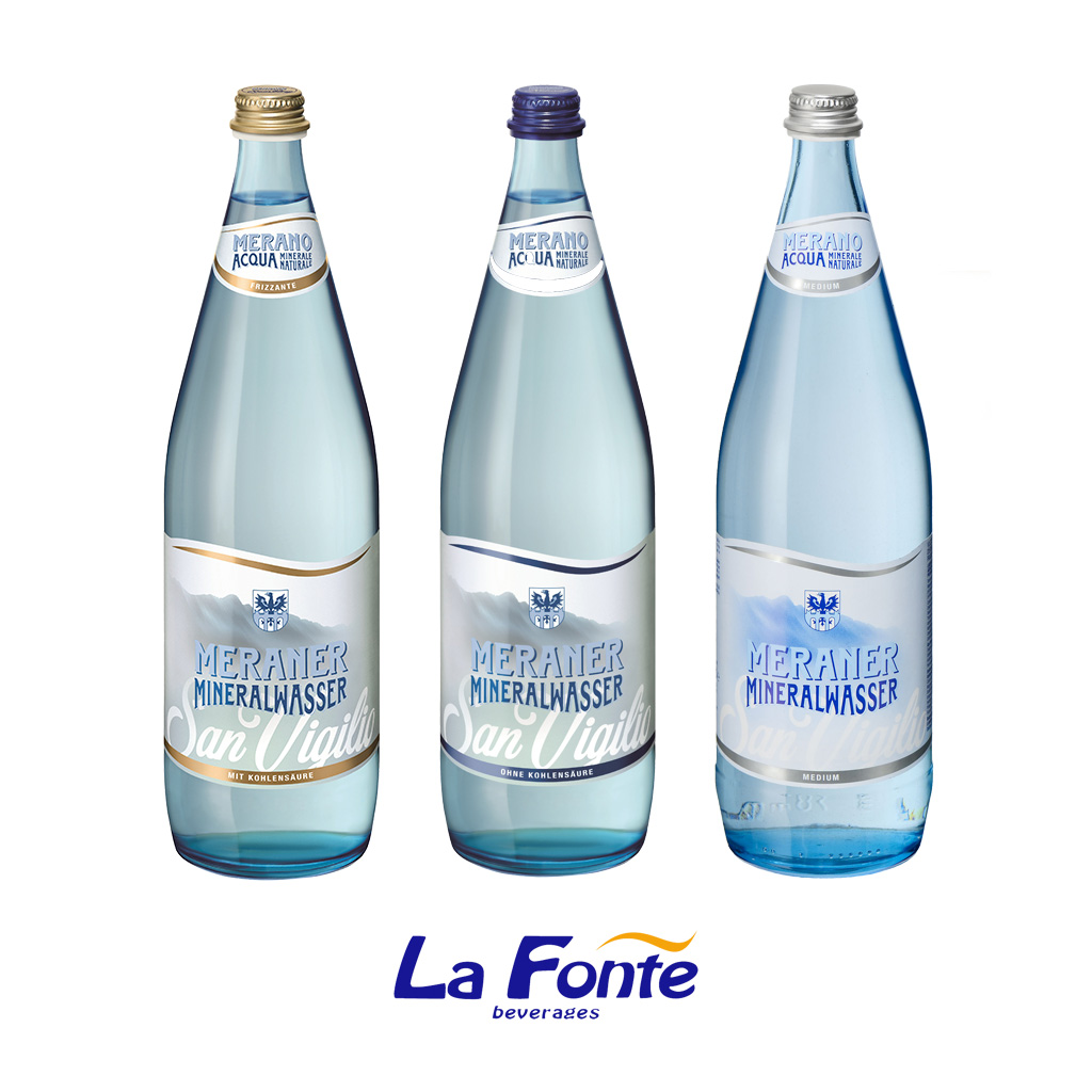Acqua Lauretana da 1 Litro 12 Bottiglie Vetro a Rendere Formato Naturale